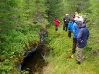 Gaidd-myr-gruva ligger typisk innunder et bergframspring